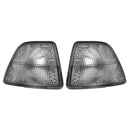 2x Smoked Lens Car Corner Lights w/o Bulbs for 3 Series E36 4DR 1992-1998