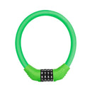 4-Digit Bike Combination Lock Steel Cable Bicycle Security Lock (Green)