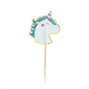 24pcs horse cupcake cake topper cake flags for party baking decor- OZ