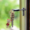 Rhinestone Crystal Keyring Charm Pendant Purse Bag Key Ring Chain Keychain