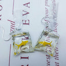 Handmade Fish Earrings Water Bag Dangle Hook Pendant Earrings Cute Girl JewSEAU