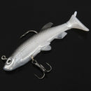 5Pcs 8.5cm 14g Soft Bait Lead Head Fish Lures Bass Fishing Tackle Sharp Hoo Y6Y6
