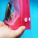 Waterproof Bag Dry Pouch Protector Cover For Cellphone Mobile Swimming Rose