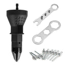 Electric Rivet Gun Nut Rivet Adapter Riveting Tool With 50pcs Blind Rivet D P5B5