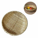 Storage Basket, Natural Handmade Bamboo Baskets Fruit and Vegetables Fruit