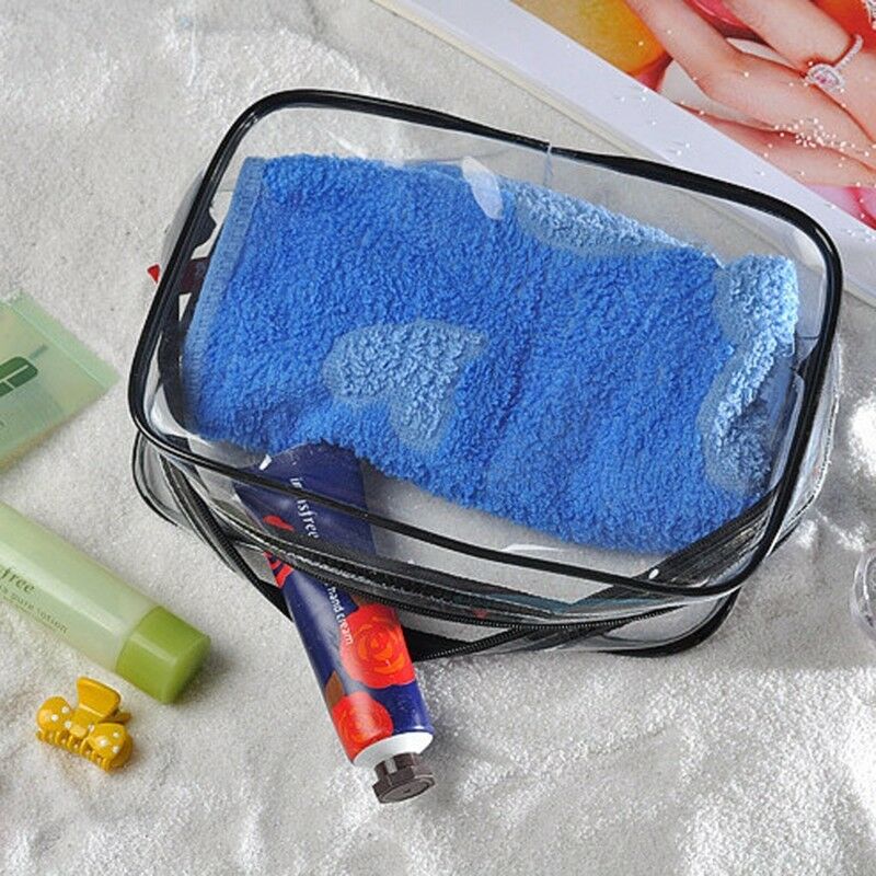 3-in-1 PVC Transparent Waterproof Multifunctional Cosmetic Bags F7W7