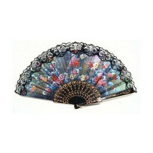 Spanish Hand Fan Decorative Design B3J2