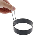 Nonstick Stainless Steel Handle Round Egg Ring Shaper Pancake Mould Mold Kitc OZ