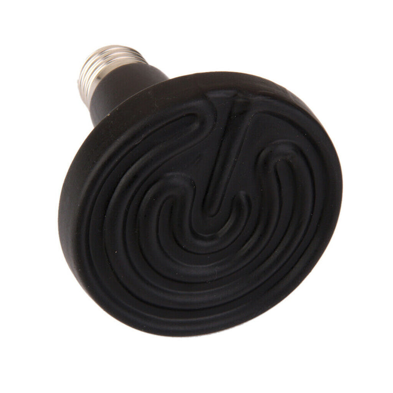 25W Reptile Lamp Vivarium Terrarium Heat Emitter Basking Light E27 Dia.75mm