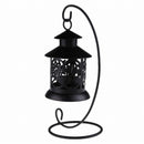 Iron Moroccan Style Candlestick Candleholder Candle Stand Light Lantern (Bl V1Y9