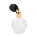 80ml Short Spray  Refillable Glass Perfume Bottle, Portable for Travel
