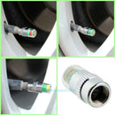4 Pcs Car Auto Tire Monitor Valve Dust Cap Pressure Indicator Sensor Eye