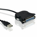 New USB To 25 Pin DB25 Parallel Printer Cable Adapter Pc 2.0 Standard fsd ABX