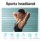4pcs Sport Fitness Headbands Men Women Running Yoga Elastic Gym Sweatband