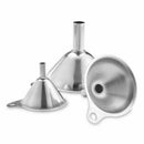 3 Piece Kitchen Funnel Stainless Steel  Oil Wine Liquid Funnel Household U ZML