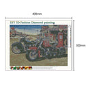 5D DIY Full Drill Diamond Painting Motorcycle Cross Stitch Embroidery Kits
