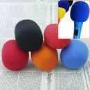 5Pcs Colorful Microphone Handheld Windscreen Foam Sponge Karaoke Mic Cover