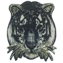 tiger large size tiger sequins embroidery iron/sew on patch applique badge SP
