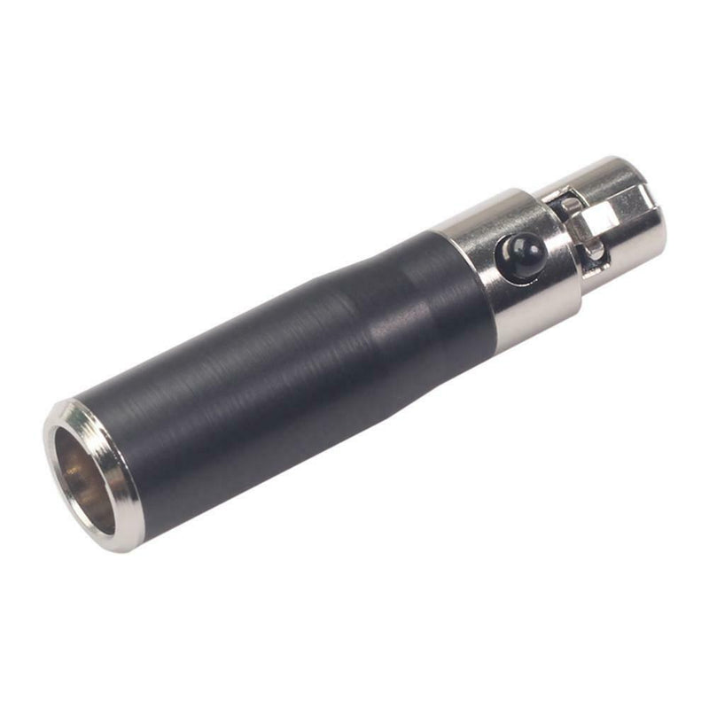 Mini XLR 3 Pin Male to Mini XLR 4 Pin Female Audio Metal Mic Connector Adapter