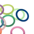 10pcs Mini Silicone Ring Pacifier Adapter Pacifier Chain Holder Clip Adapter -
