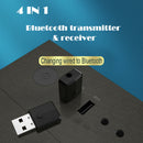 ZF-169S 3.5mm AUX USB Bluetooth 5.0 Audio Receiver Transmitter Music Adapter