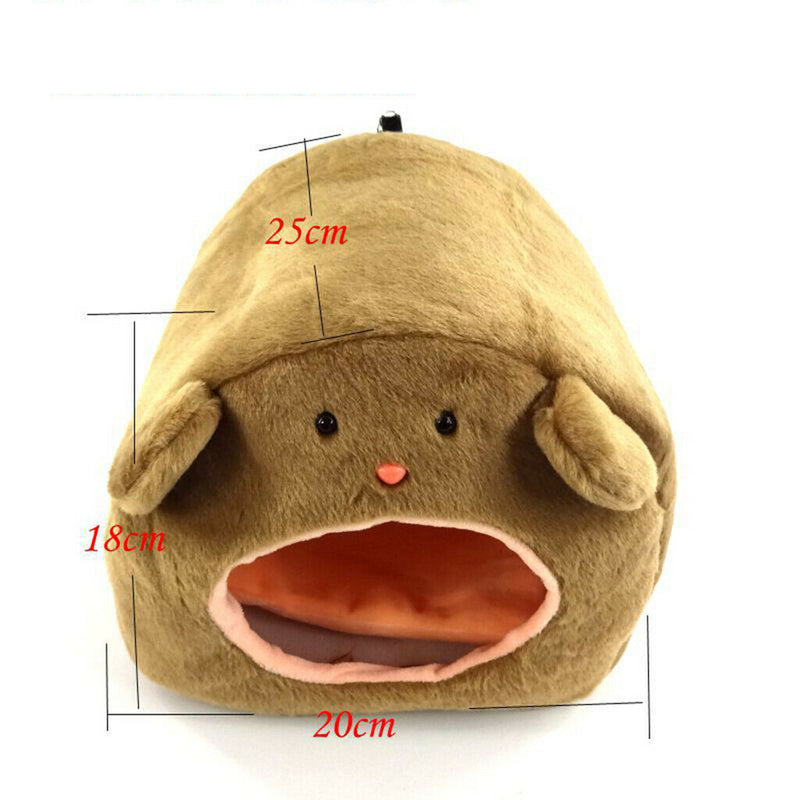 2Pcs Hamster Hammock Ferret Rabbit Rat Warm Hanging Bed House Cage Nest
