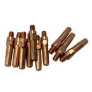 10pcs Gas Shielded Welding Fitting Conductive Tip for Welding Accs 8.8x0.9x40mm