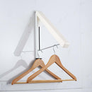 FoldAway Coat Hanger Wall Mounted Clothes Rail Hanging System Drying Rack