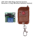 24V 10A 1CH Universal Wireless Remote Control Home Relay Switch Receiver System