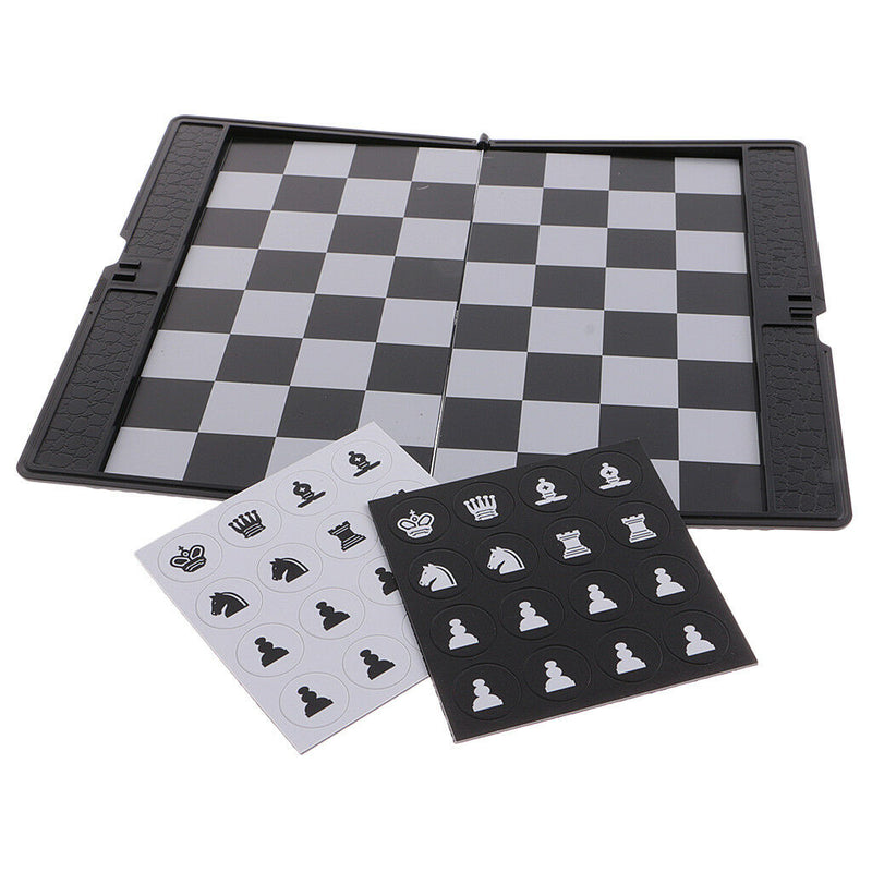 Foldable MINI Magnetic Chess Portable Wallet Pocket Chess Board Games Gifts