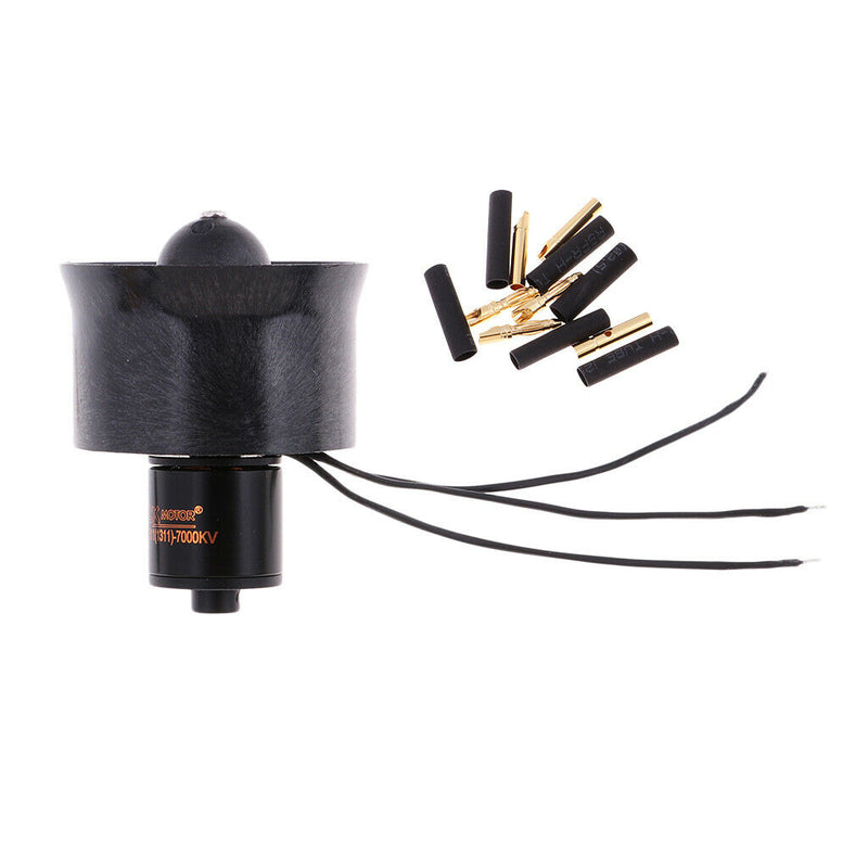 Remote Control Airplane Accessory Parts - 30mm 6 Impellers Duct Fan & 7000KV
