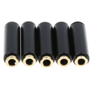 Premium 5 Pieces 3.5mm Headphone Female Plugs Soldering 4 Poles Connectors with