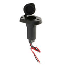 Marine Boat Nylon Cap 2 Pin Stern Light Plug-in Pole Base Round Waterproof