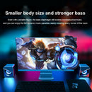 USB Computer Speakers with Subwoofer,3.5mm Multimedia Speaker for PC Desktop