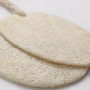 1X(20Pcs/Package Natural Loofah Sponge Bath Shower Body Exfoliator Pads Wit