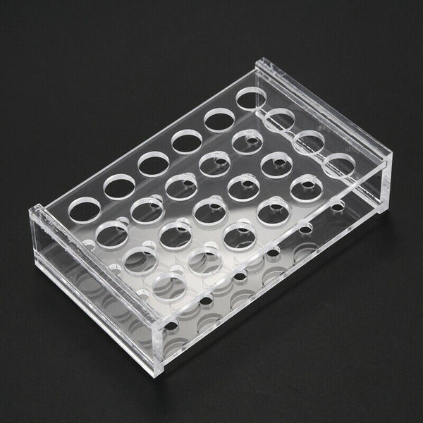 1.5Ml Centrifuge Tubes 11mm Dia Test Tube Plastic Rack Stand 24 Holes