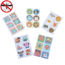30pcs/5sheets Mosquito Patch Square Cartoon Anti-Mosquito Repellent Stick np3C