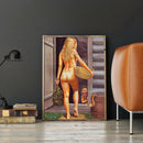 5D Diamond Painting Back View Full Round Rhinestone Picture Home Wall Decor