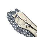 10 inch Chain Vise Clamp Plier Locking Grip Wrench Oil Filter Pipe 16.5 inc Y9Q6