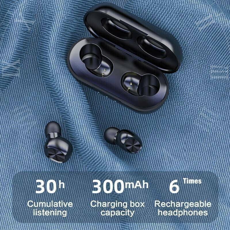 Earbuds Bluetooth 5.0 Headset TWS Wireless Earphone Hi-Fi Stereo Headphones