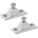 2 Pieces Marine Deck Hinge Boat Bimini Top Fitting Hardware O3M4