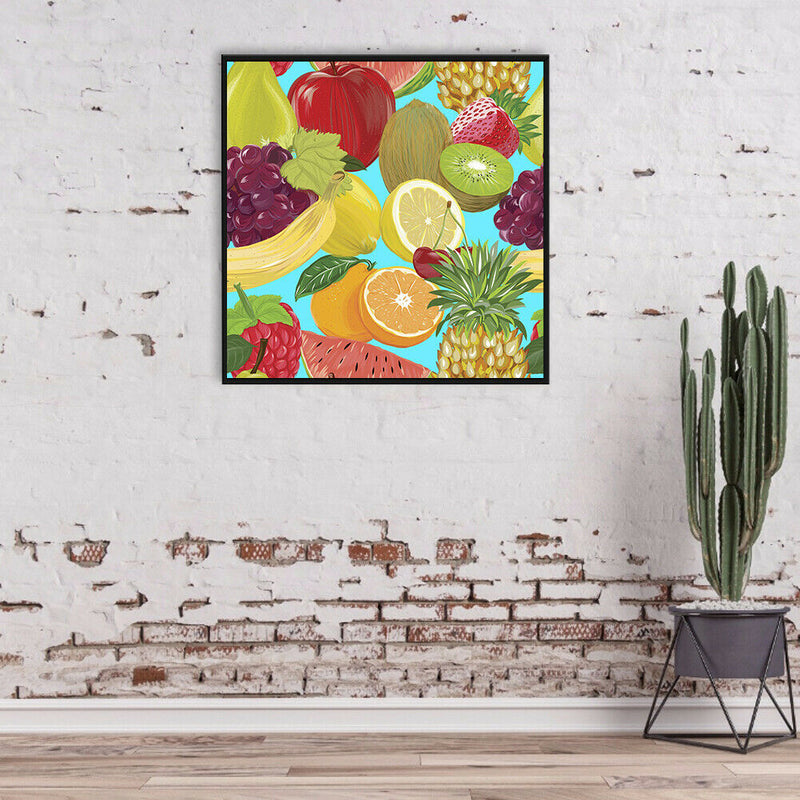 5D Kit Mosaic Art DIY Diamond Full Round Drill Painting Fruit Wall Decor