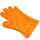Kitchen Heat Resistant Silicone Glove Oven Pot Holder Baking BBQ Cooking Mi O7X5