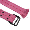 Men Women Unisex Thick Canvas Web Woven Stretch Braided Belt With D-Ring