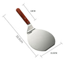 13''Pizza Peel Stainless Cake Pizza Shovel For Baking at Pizza Stone Oven& Grill