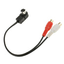 Audio Adapter Cable Aux Stereo Socket To 2 RCA Plugs For  CDA-7894 CDA-7893