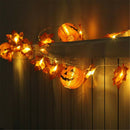 Halloween Maple Leaf Lantern Strings LED Battery Box Light Strings 20 Lights