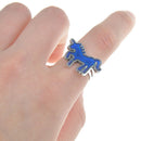 Mood ring band color changing by temperature ajustable 3C