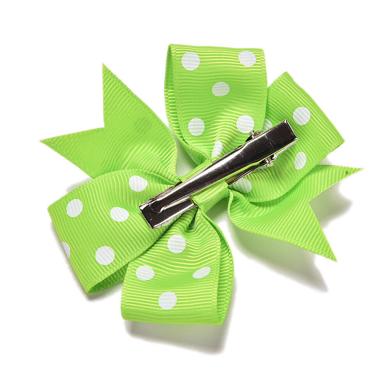 20x Bow Duckbill Clips Dot Bow Knot Girl Hair Band for Kids Hair Accessories3c