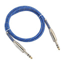 6.35mm to 6.35mm Audio Cable Male to Male For Electric Guitar Mixer Stereo